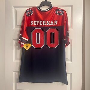 Superman Red and Black Jersey